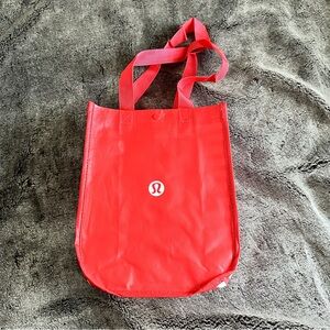 Small Red Lululemon Shopping Tote